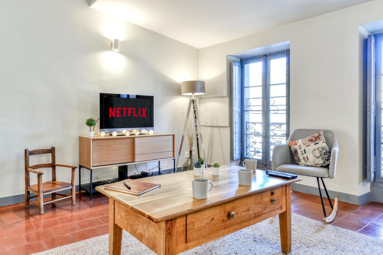 L'Escapade - Parking Gratuit - Wifi - Climatisation - Proche Cite - Tout Equipee Carcassonne Ngoại thất bức ảnh